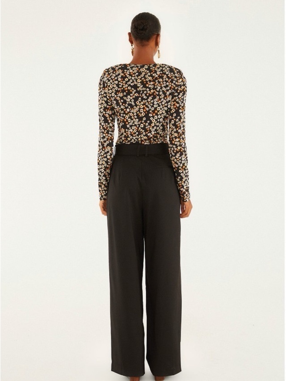 Farm Rio: Black Maxi Pants - Picture 2 of 11
